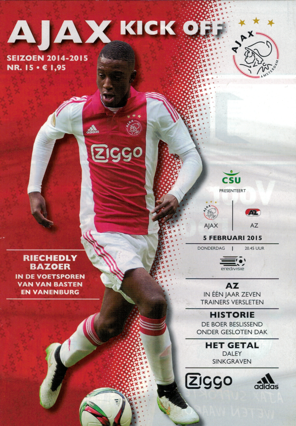 AZ Programma 5-feb-2015 ajax uit
